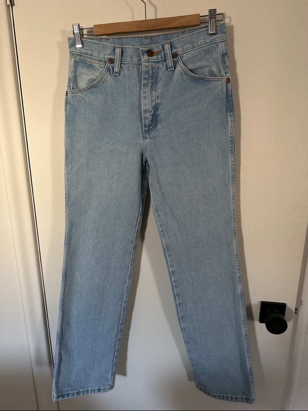 Wrangler Light Blue Straight Leg Jeans